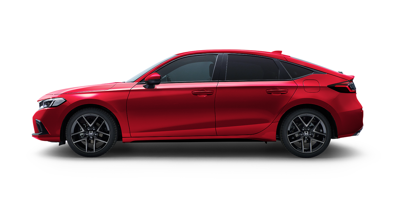 All-new Civic in Premium Crystal Red (Metallic)