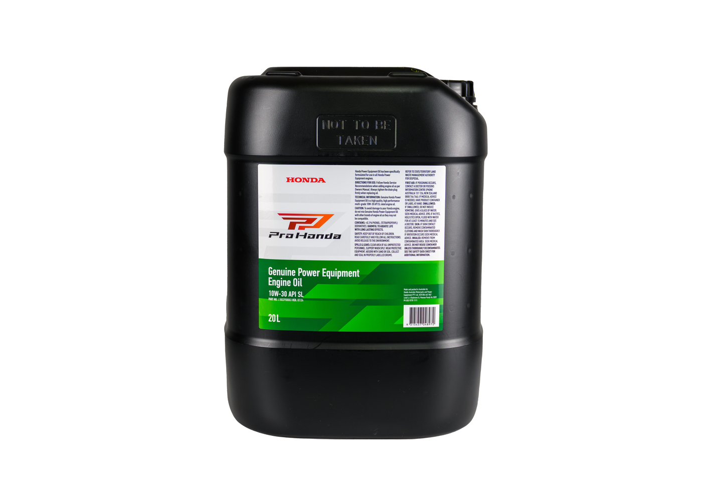 Pro Honda 10W-30 Power Equipment Engine Oil (20L)