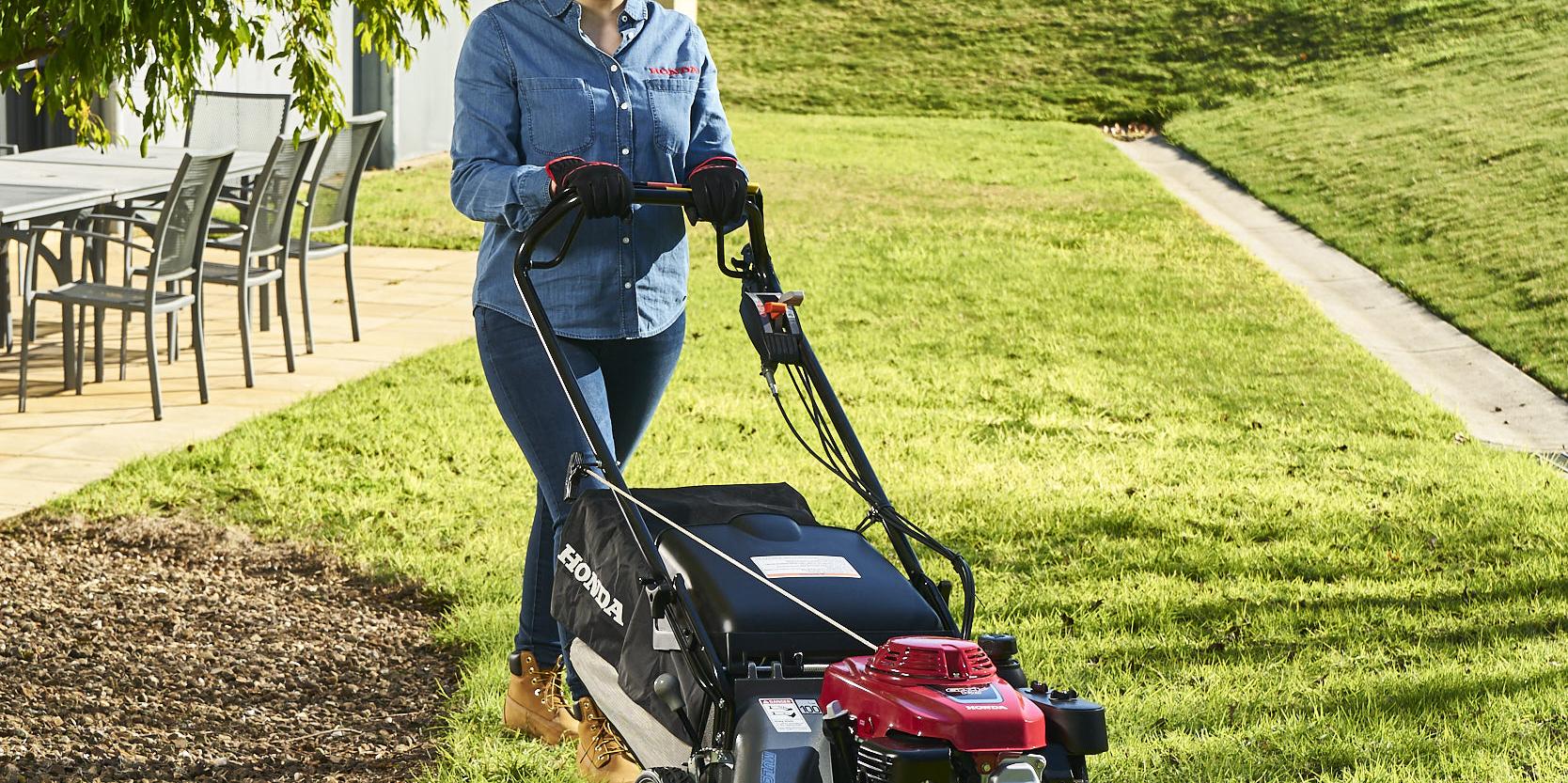 Honda 216 commercial discount mower