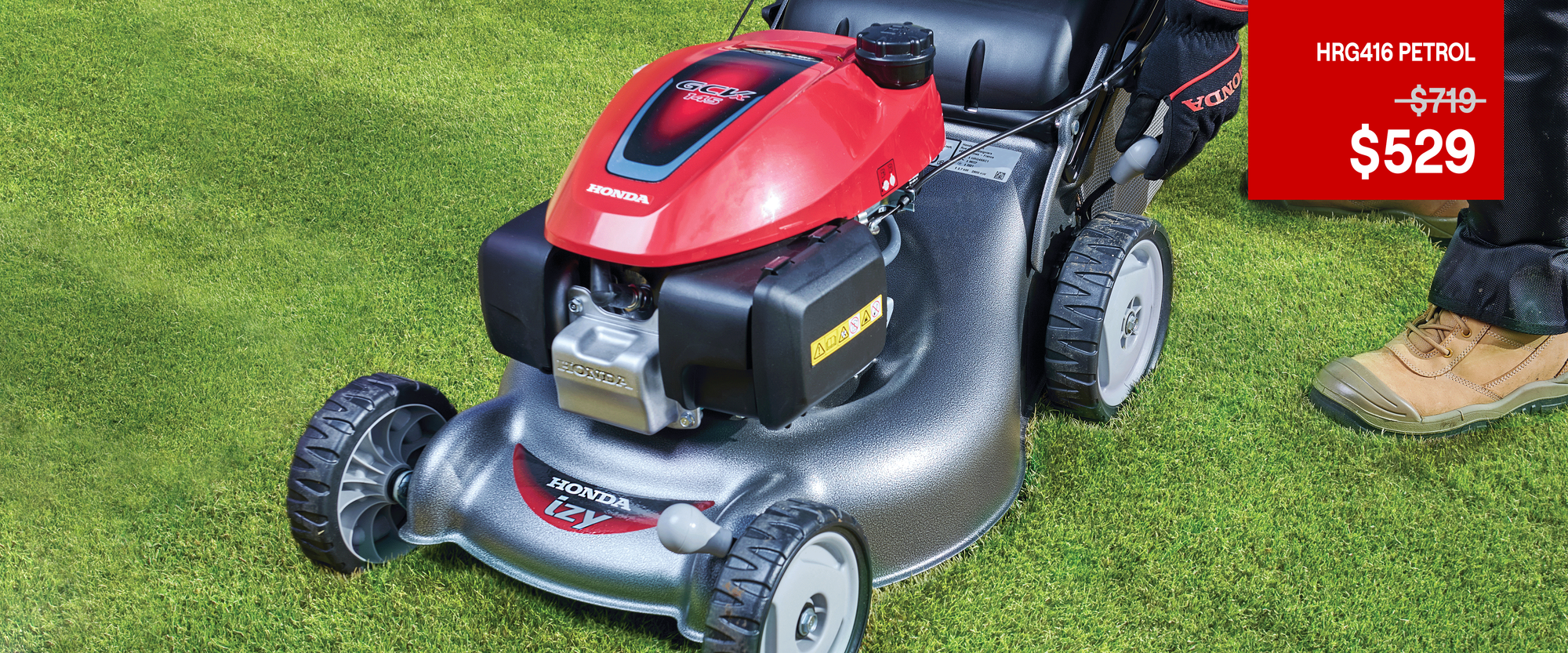 Honda izy petrol discount lawnmower