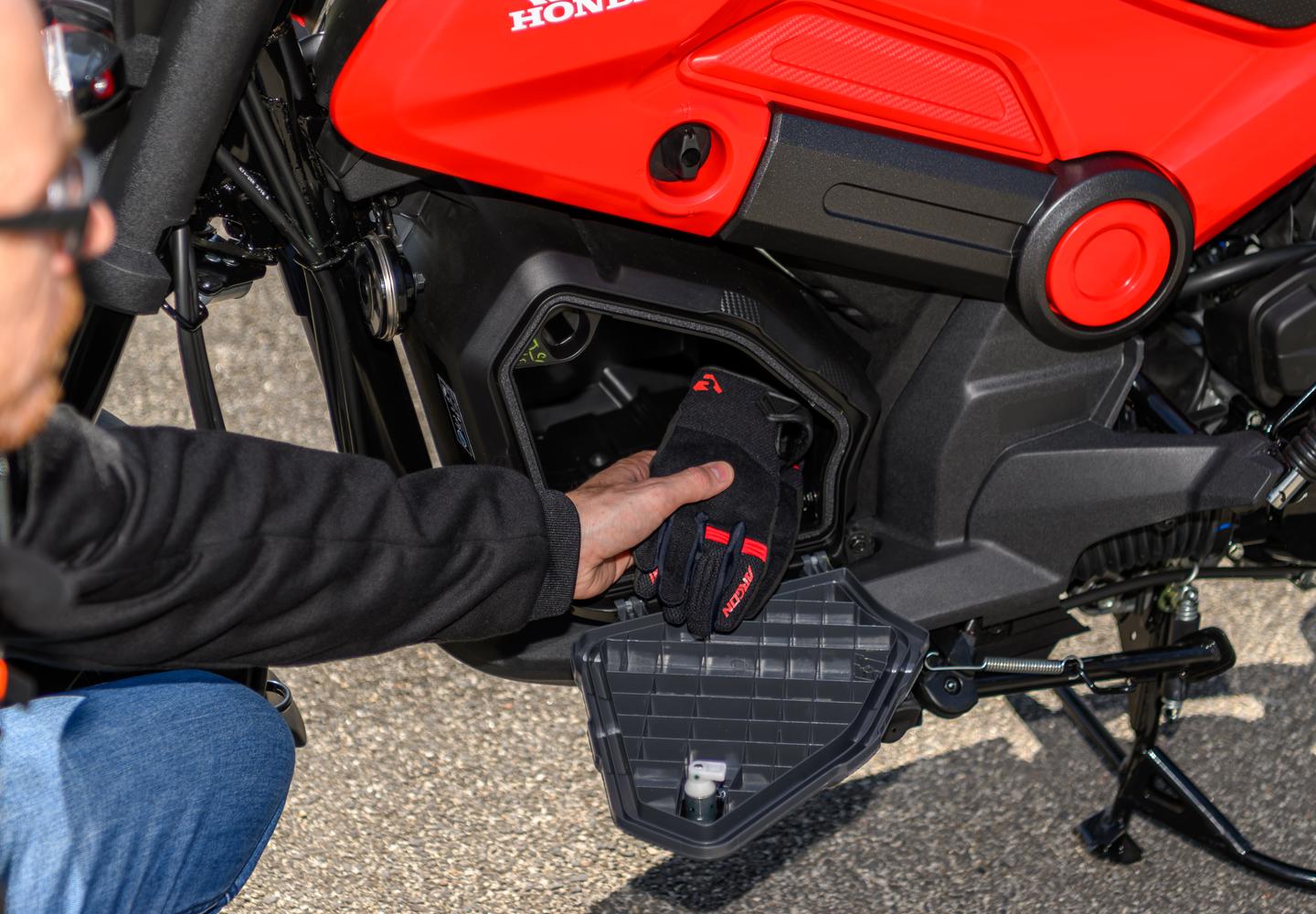 Integrated storage area