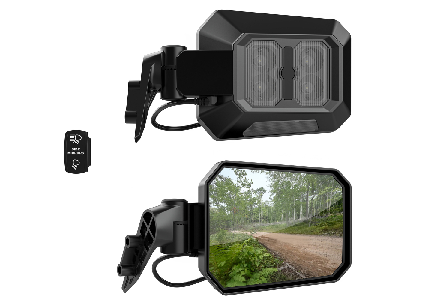 Lighted Side Mirrors (DLX)