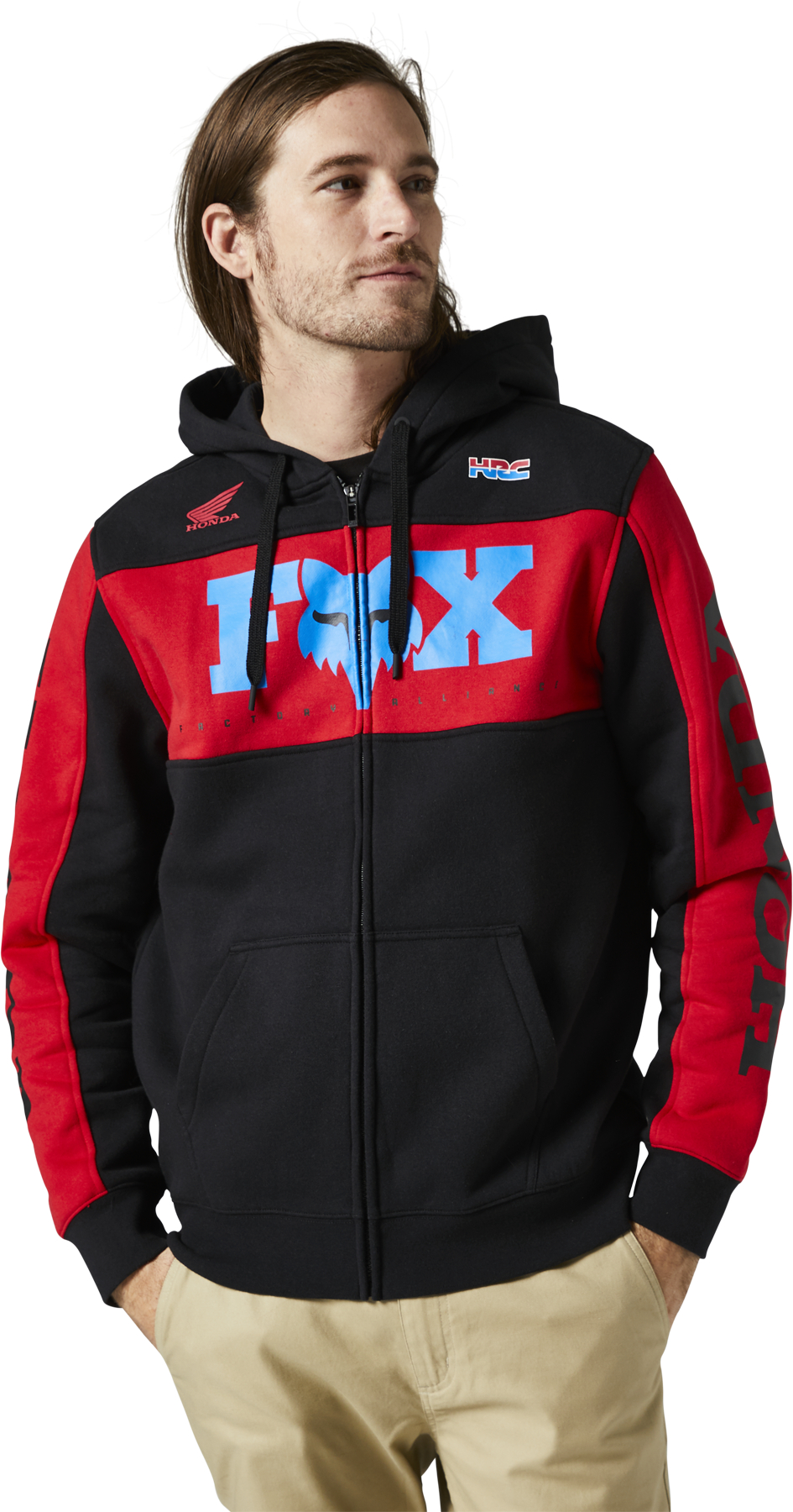FOX x Honda Zip Fleece Hoodie