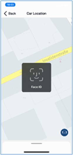 Honda Connect location Face ID