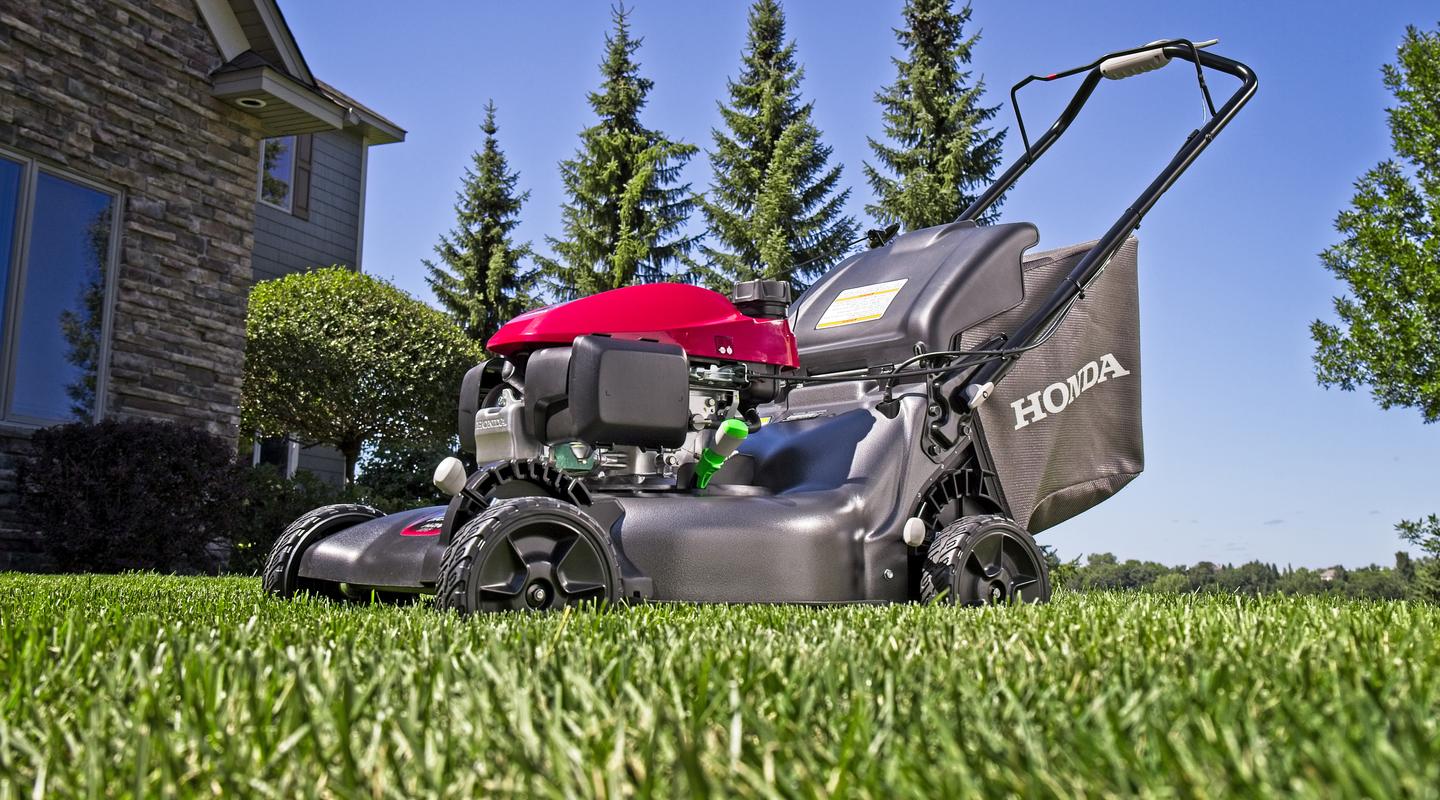 Honda 21 steel deck smart drive mower hot sale