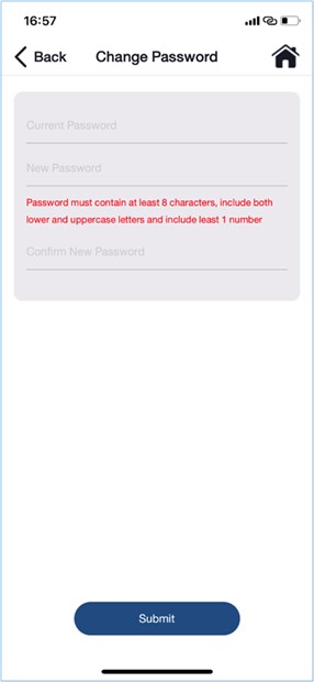 Honda Connect password settings