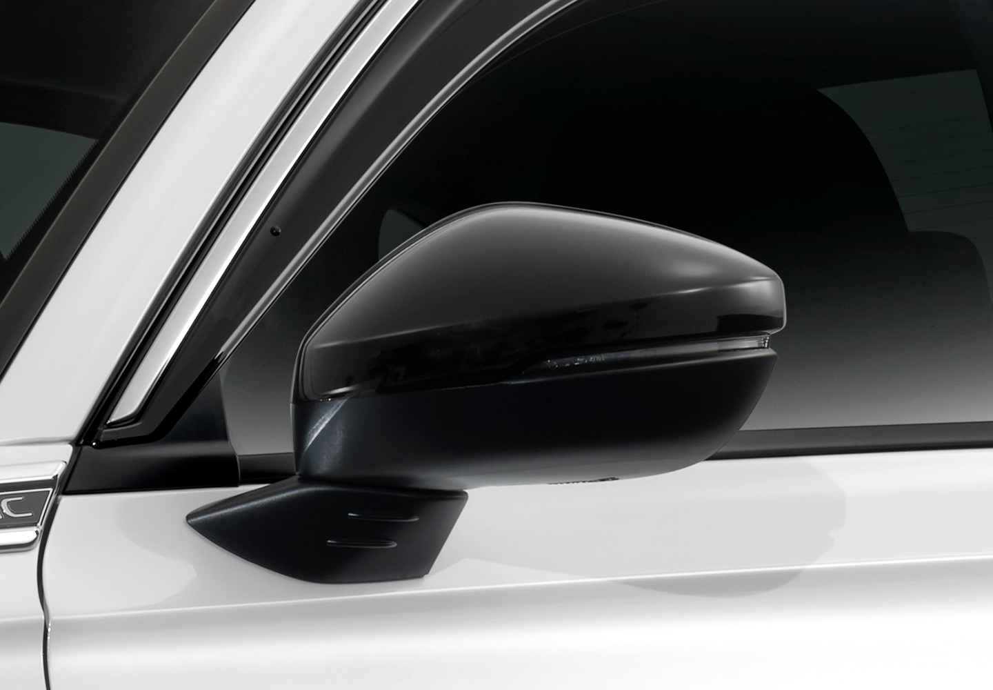 Door Mirror Garnish Set - Black (pair)