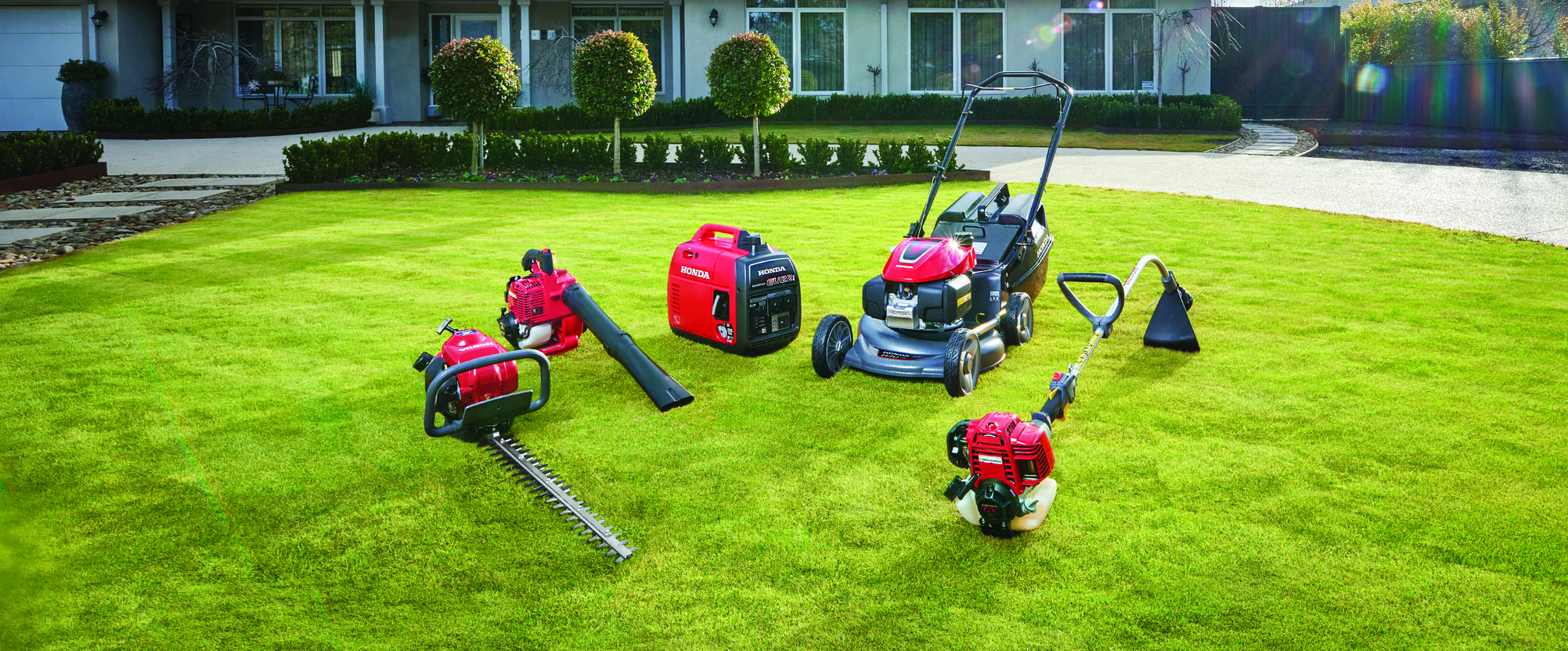 Honda lawn best sale mower range