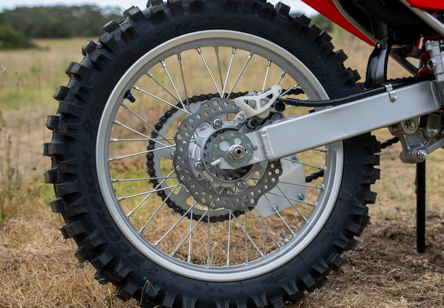 Front and rear disc brakes