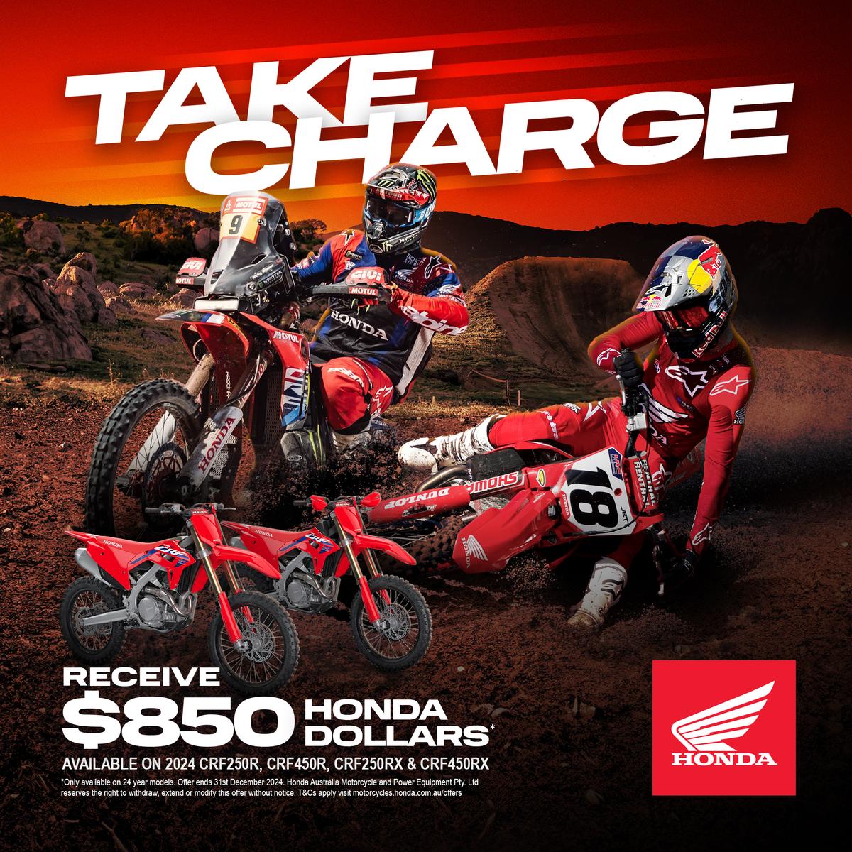 Honda motorbike offers sale