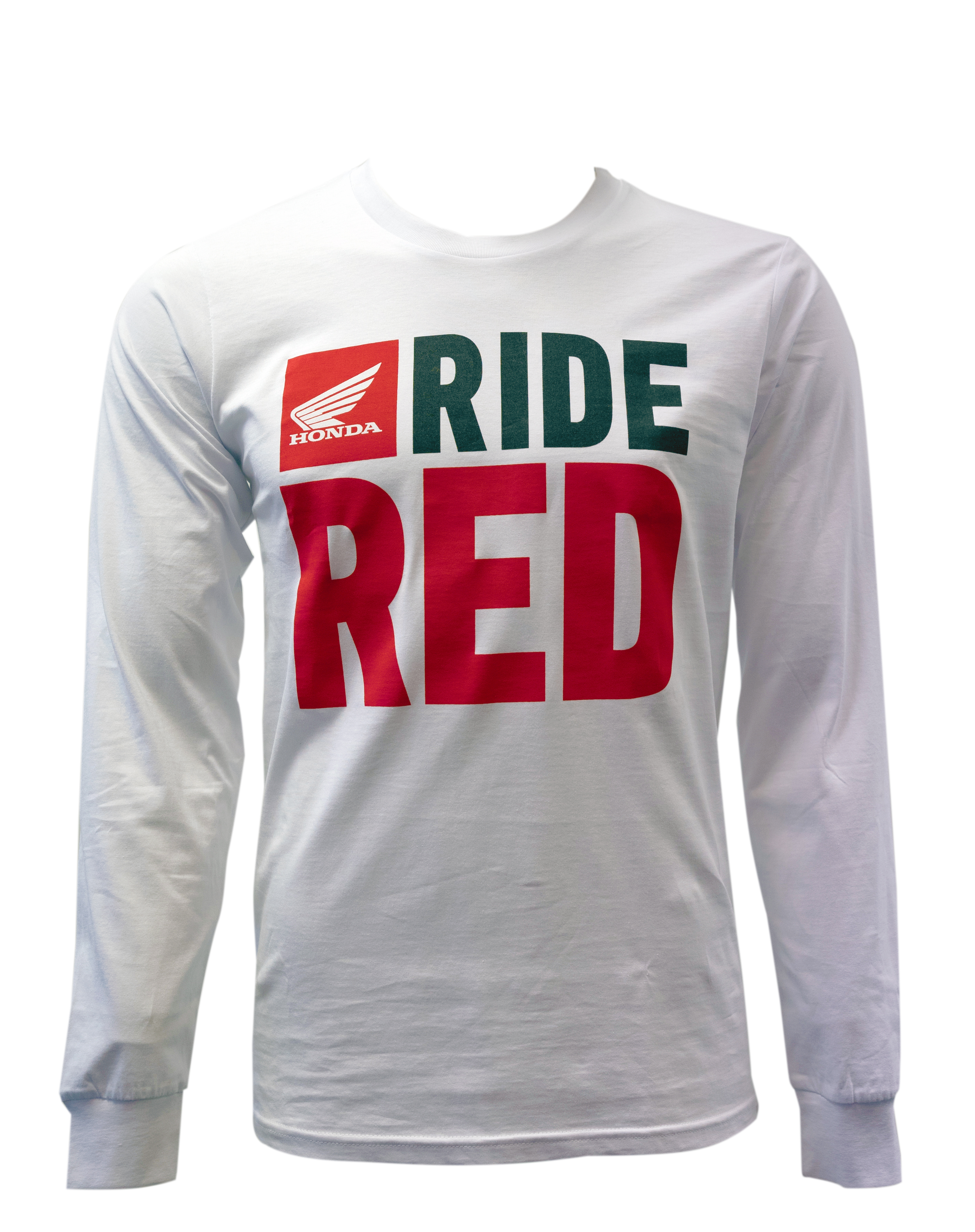 Honda Ride Red Long-Sleeve T-Shirt