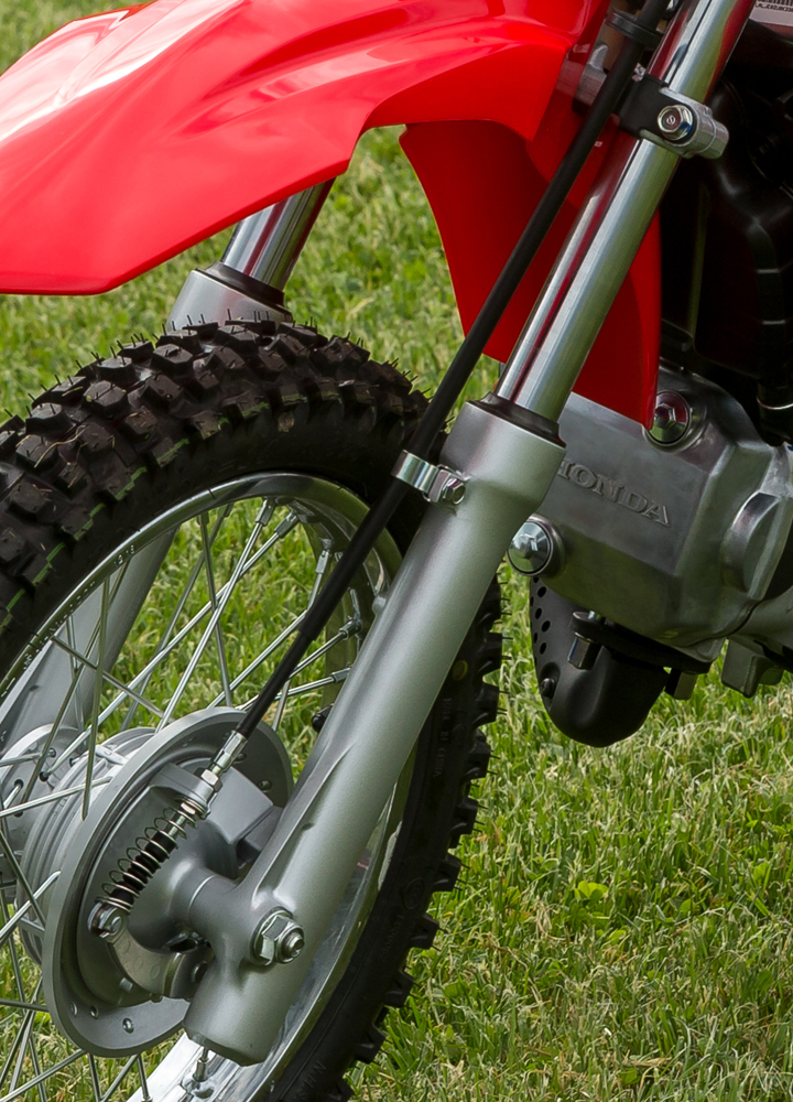 Ample suspension travel