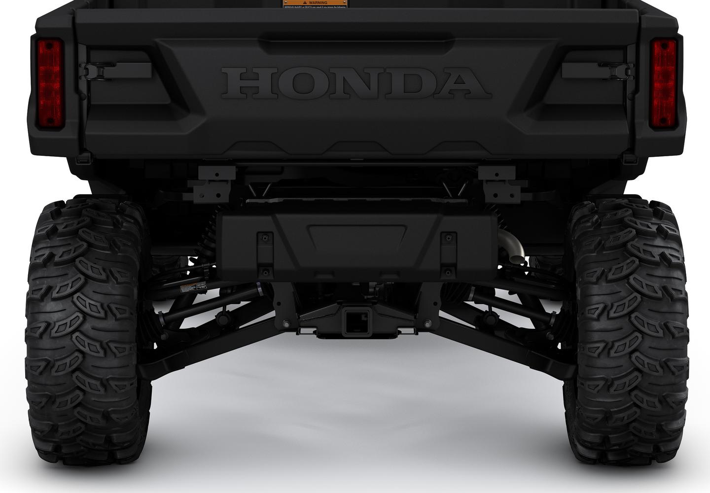 Independent front and rear suspensions