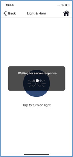 Honda Connect light on server response