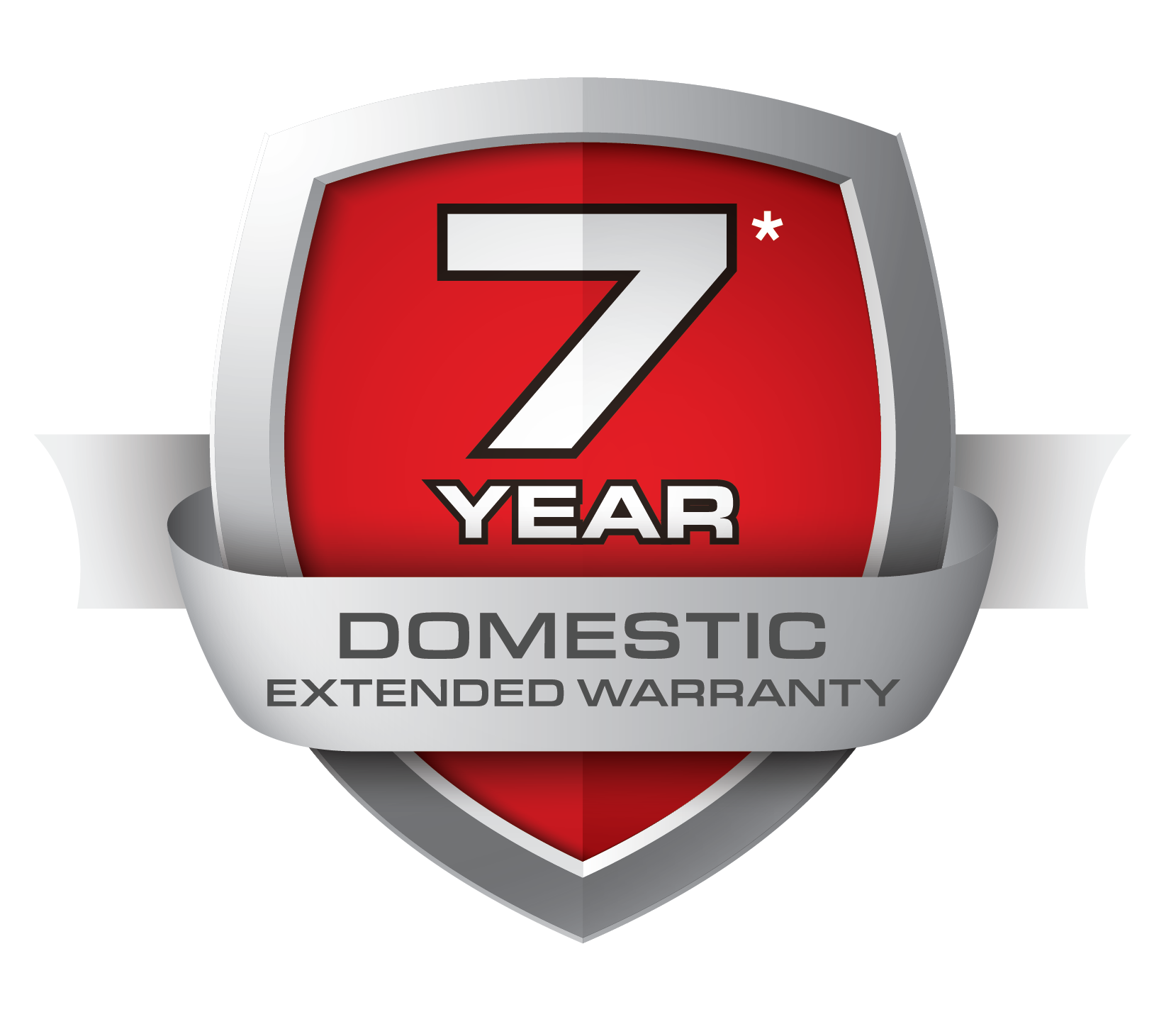 7 Year Domestic Warranty