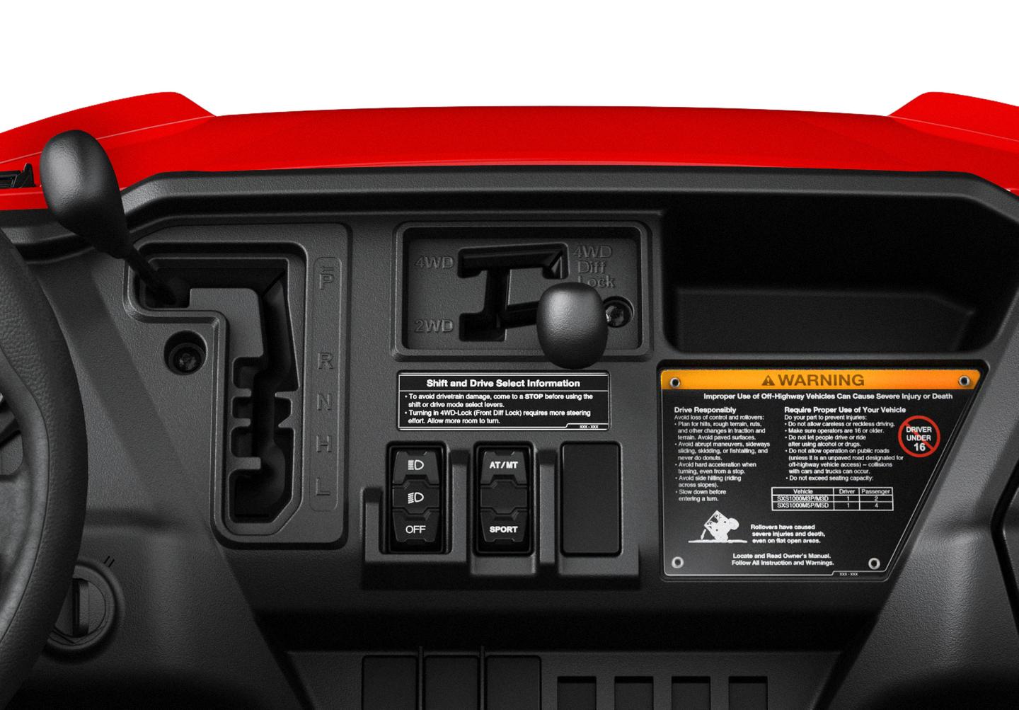 Selectable drive modes